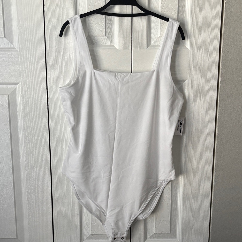 Old Navy White Women's Bodysuit